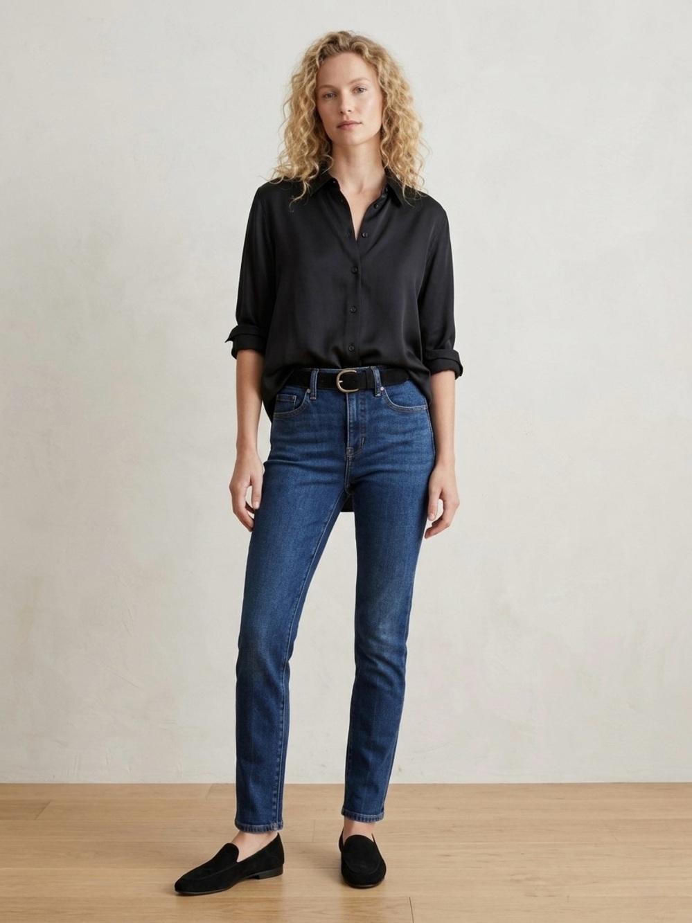 Banana Republic Straight Leg Jeans in Dark Blue